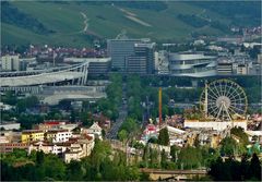 Blick aufs Frühlingsfest