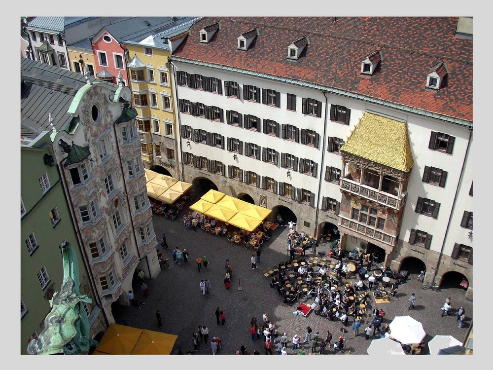 Blick aufs Goldene Dachl