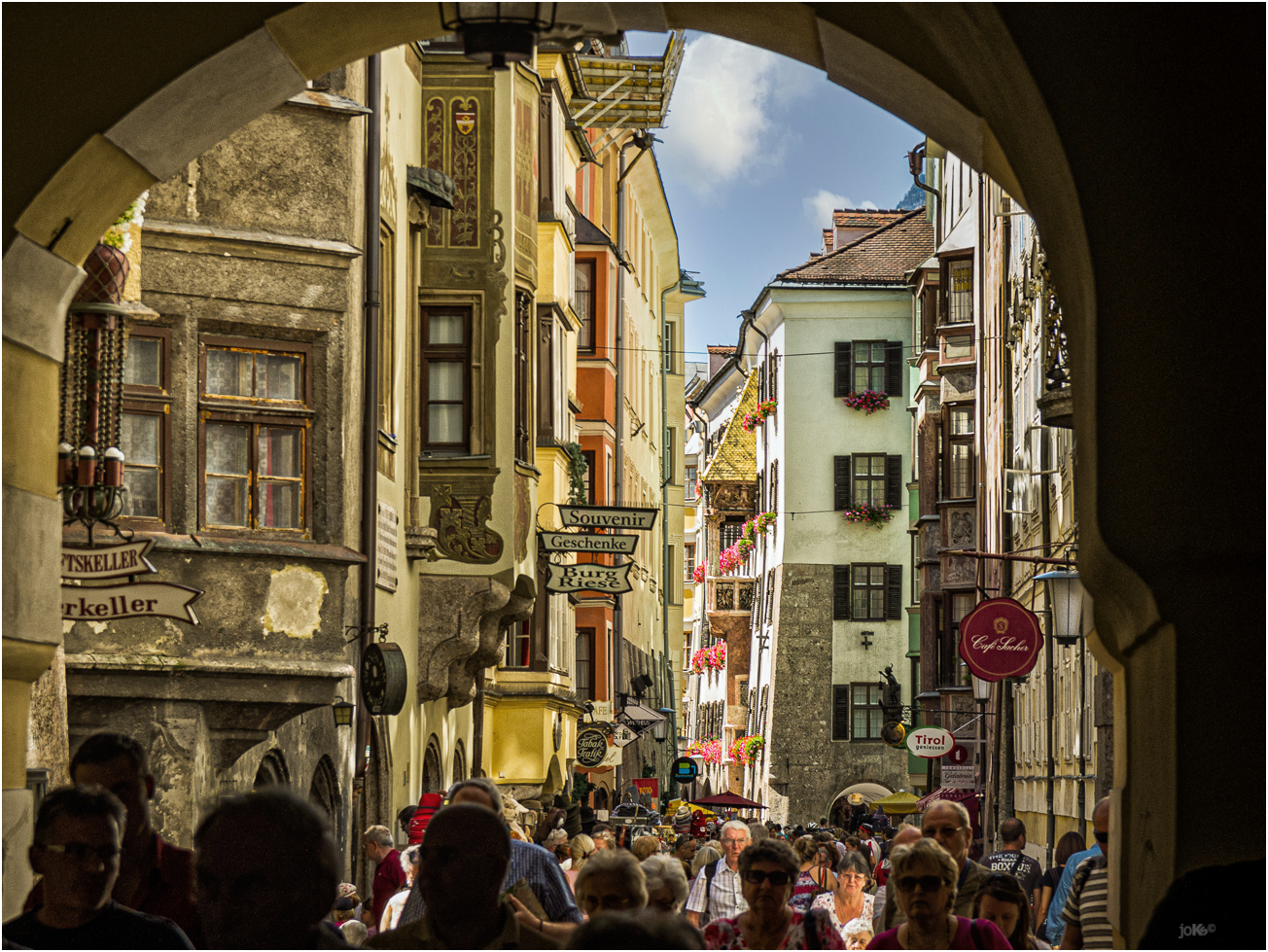 Blick auf´s goldene Dachl