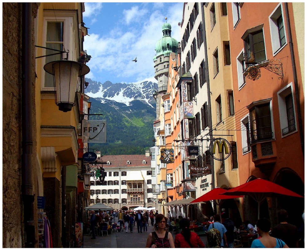 Blick aufs Goldene Dachl / Innsbrucker Altstadt