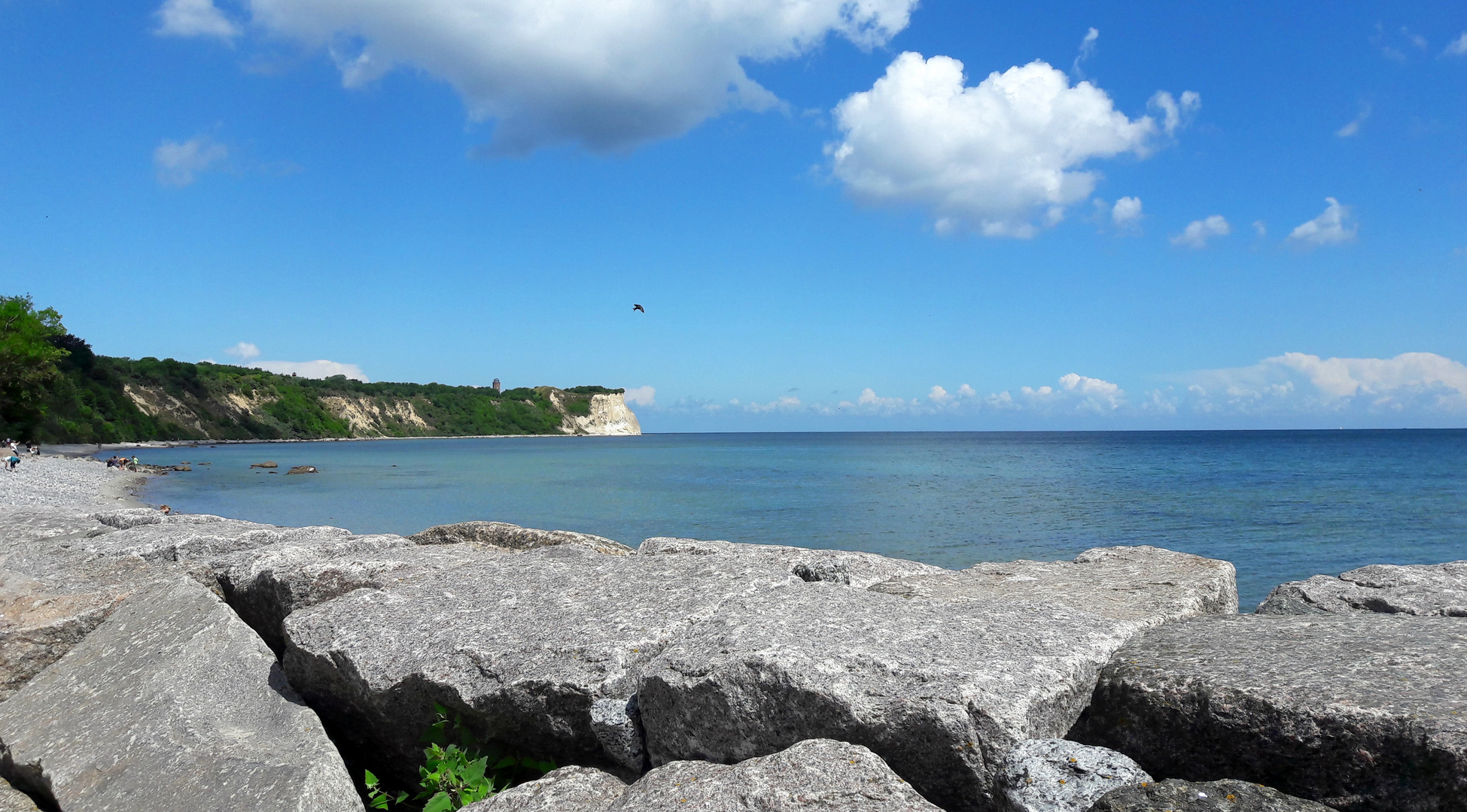 Blick auf`s Kap Arkona ...