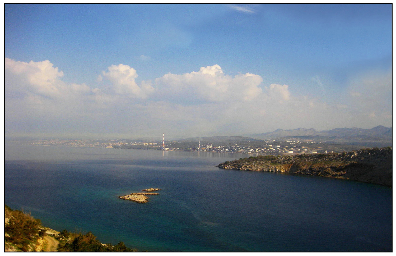 Blick auf`s kroatische Festland