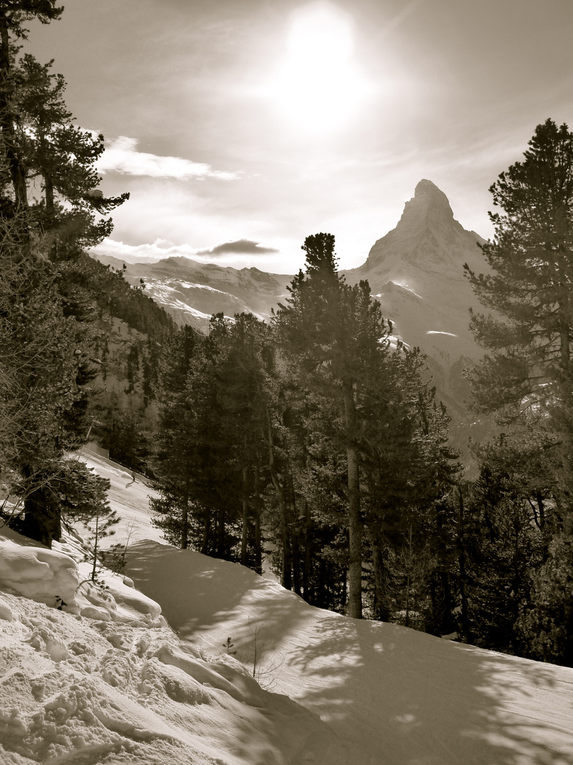 Blick aufs Matterhorn