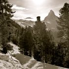 Blick aufs Matterhorn