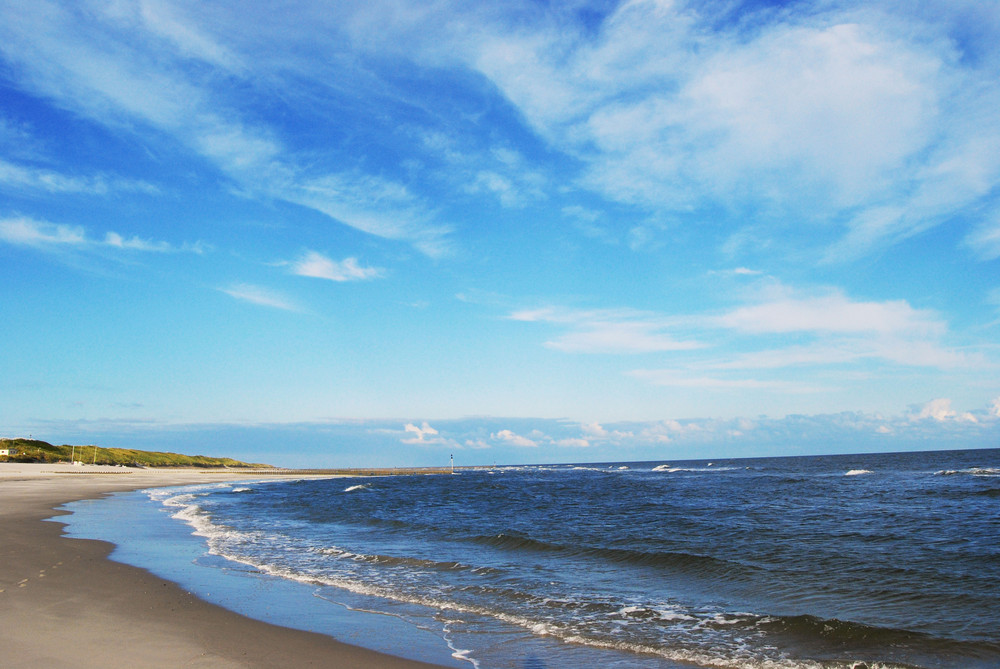 Blick aufs Meer hinaus