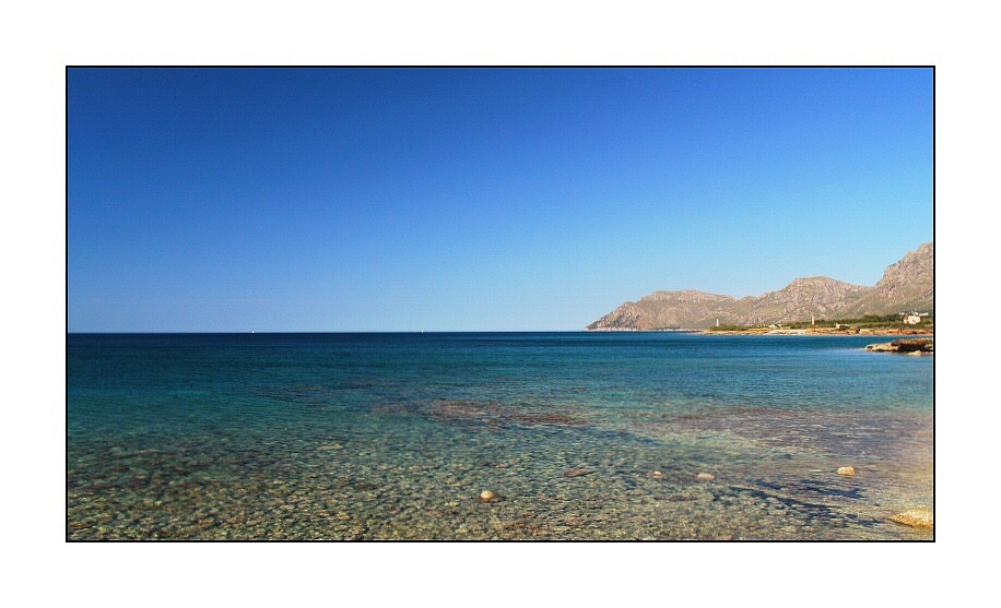 Blick aufs Meer vor Colonia de San Pedro