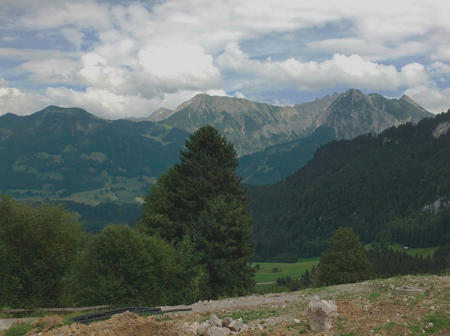 Blick aufs Nebelhorn