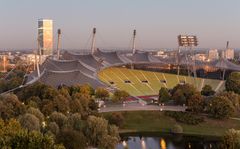 Blick aufs Olympiastation