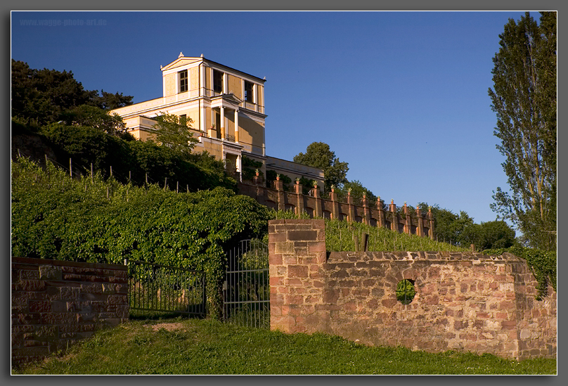 Blick aufs Pompejanum