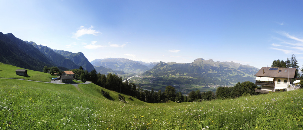 Blick auf's Rheintal