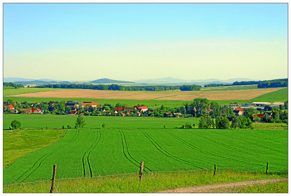 Blick aufs Riesengebirge