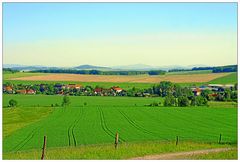 Blick aufs Riesengebirge