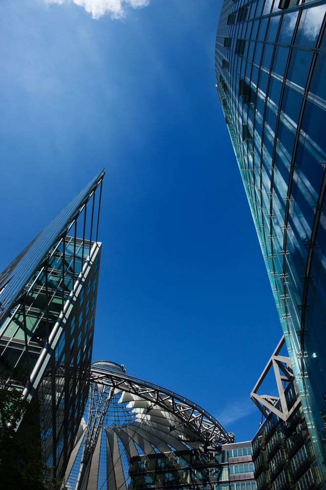 Blick auf´s Sony Center