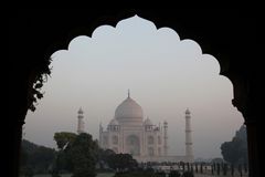 Blick aufs Taj Mahal