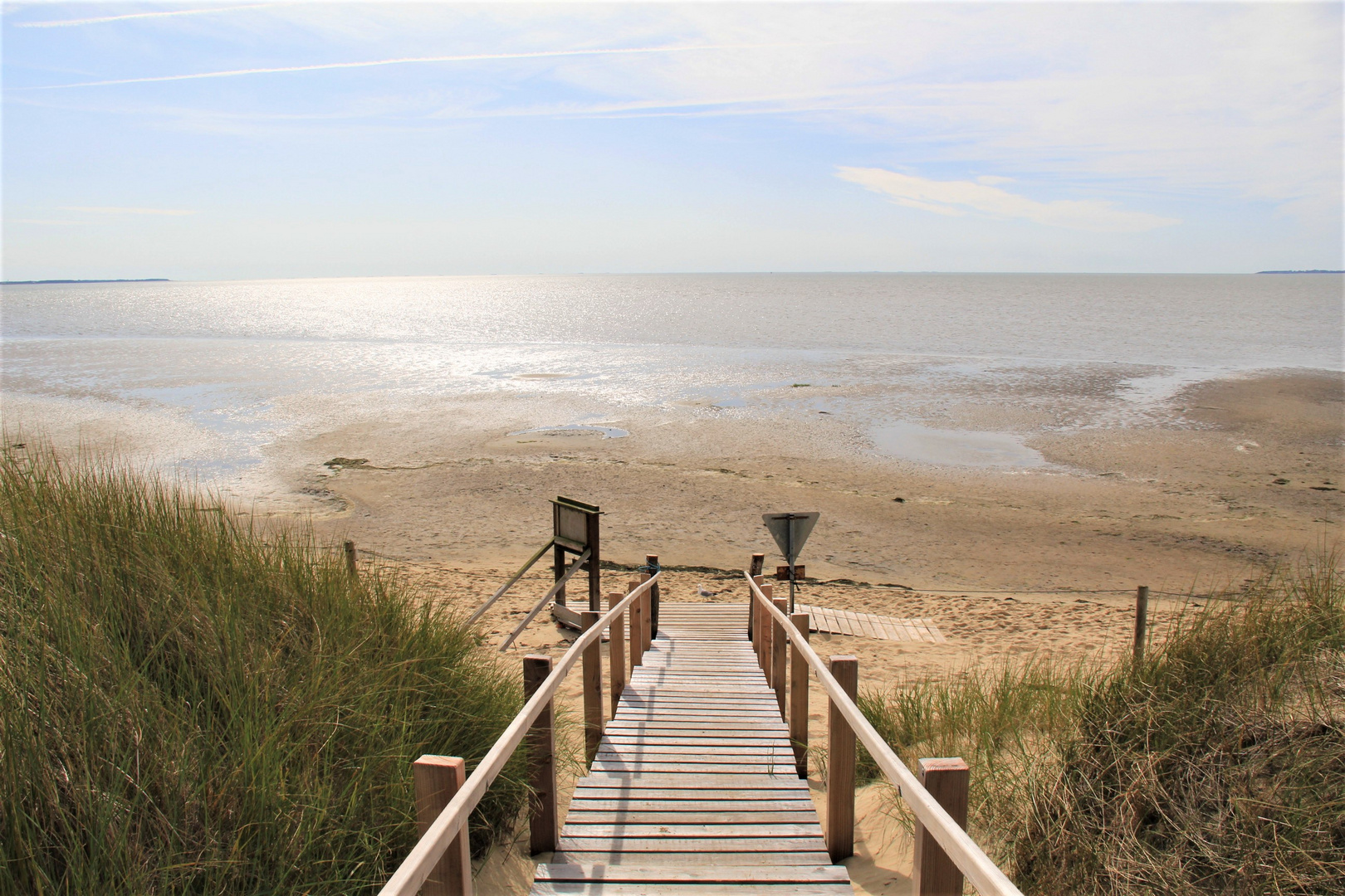 Blick aufs Wattenmeer