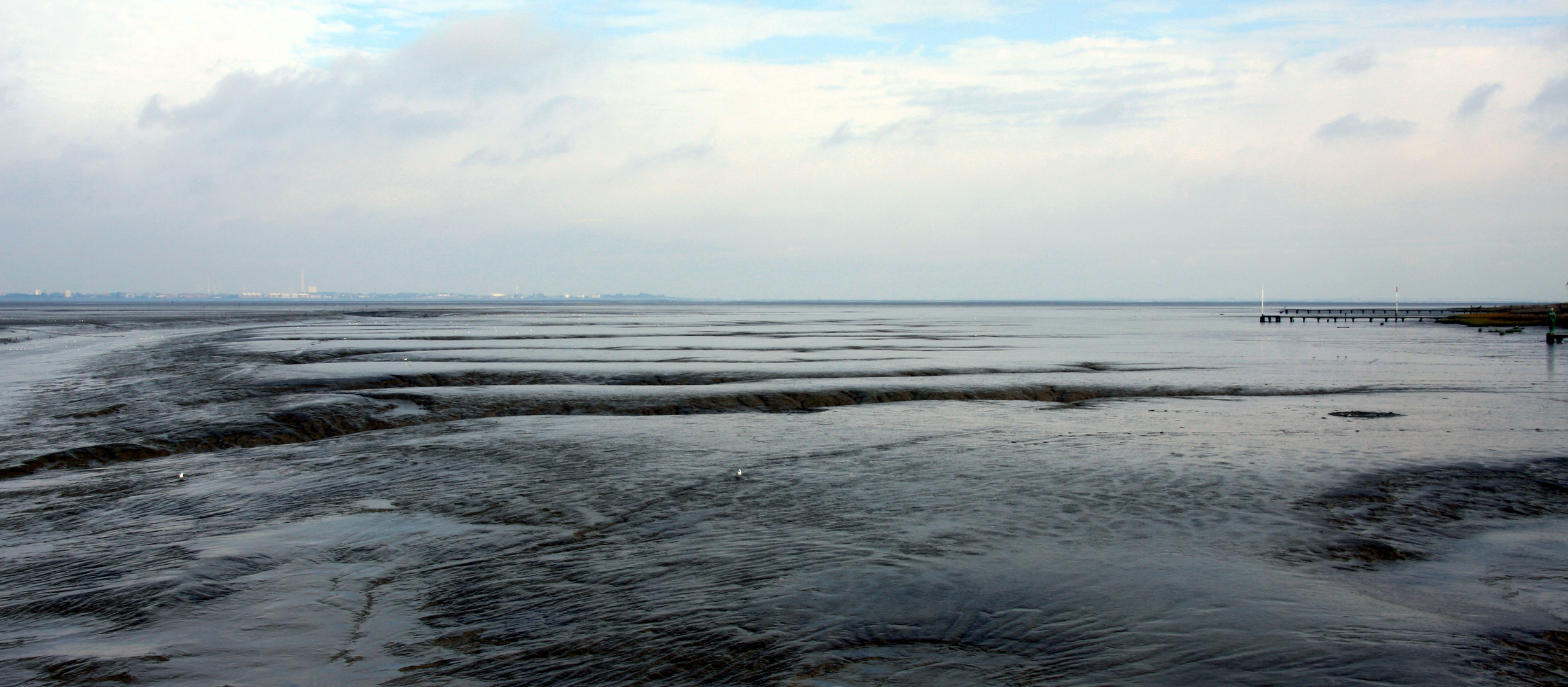 Blick aufs Wattenmeer bei Dangast