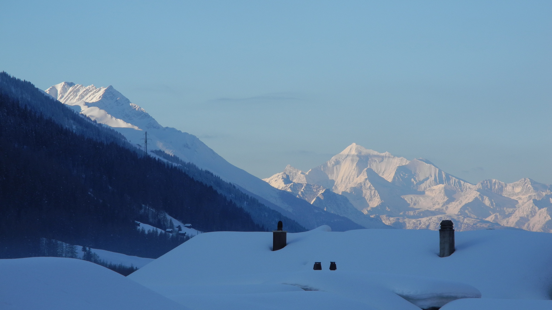 Blick aufs Weisshorn