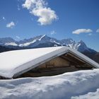 blick aufs wettersteingebirge