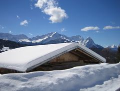 blick aufs wettersteingebirge