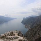 Blick aus 907 m von der Punta Larici....