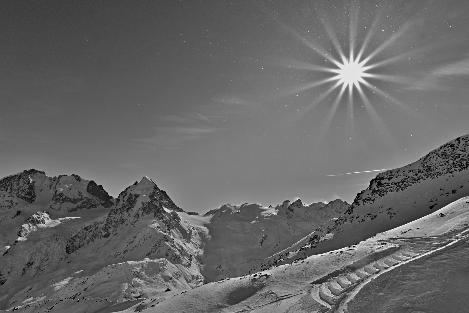 Blick aus Crovatsch Station