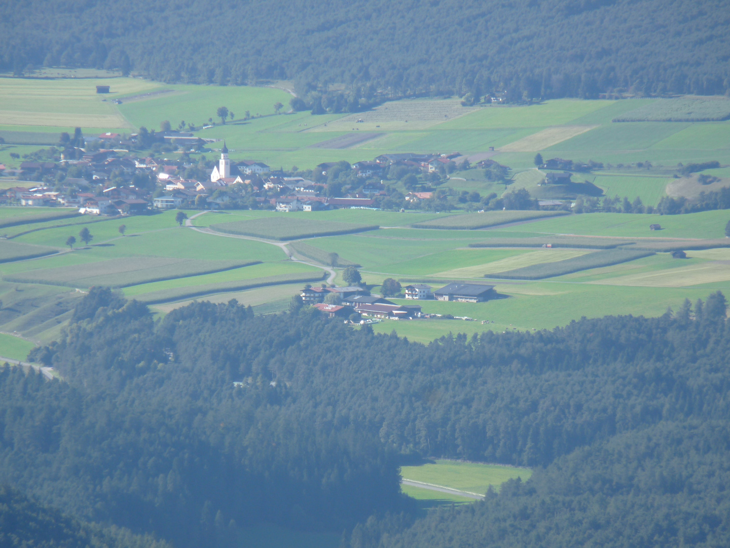 Blick aus das Mieminger Plateau