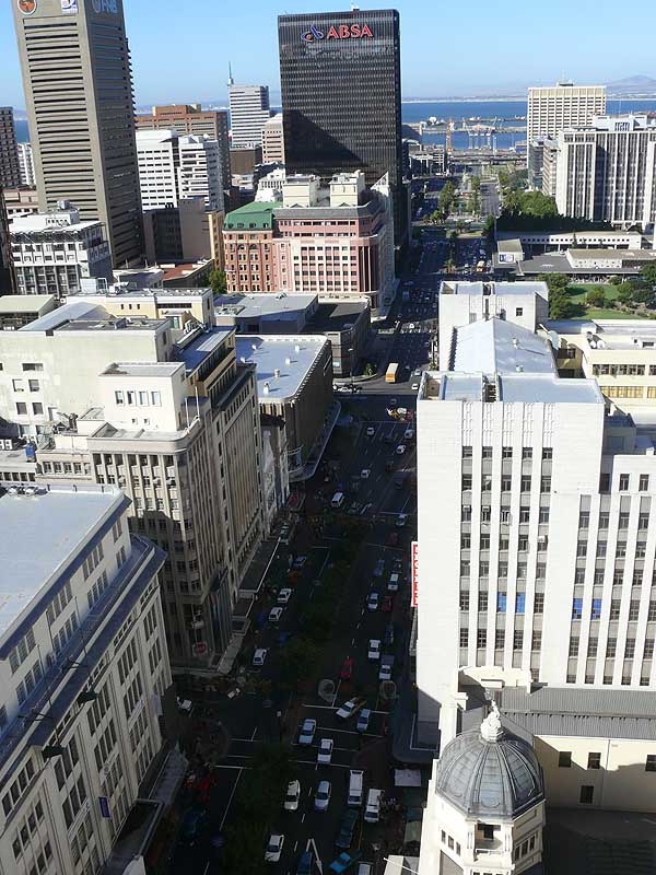 Blick aus dem 21sten in Cape Town