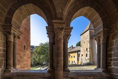 Blick aus dem Atrium