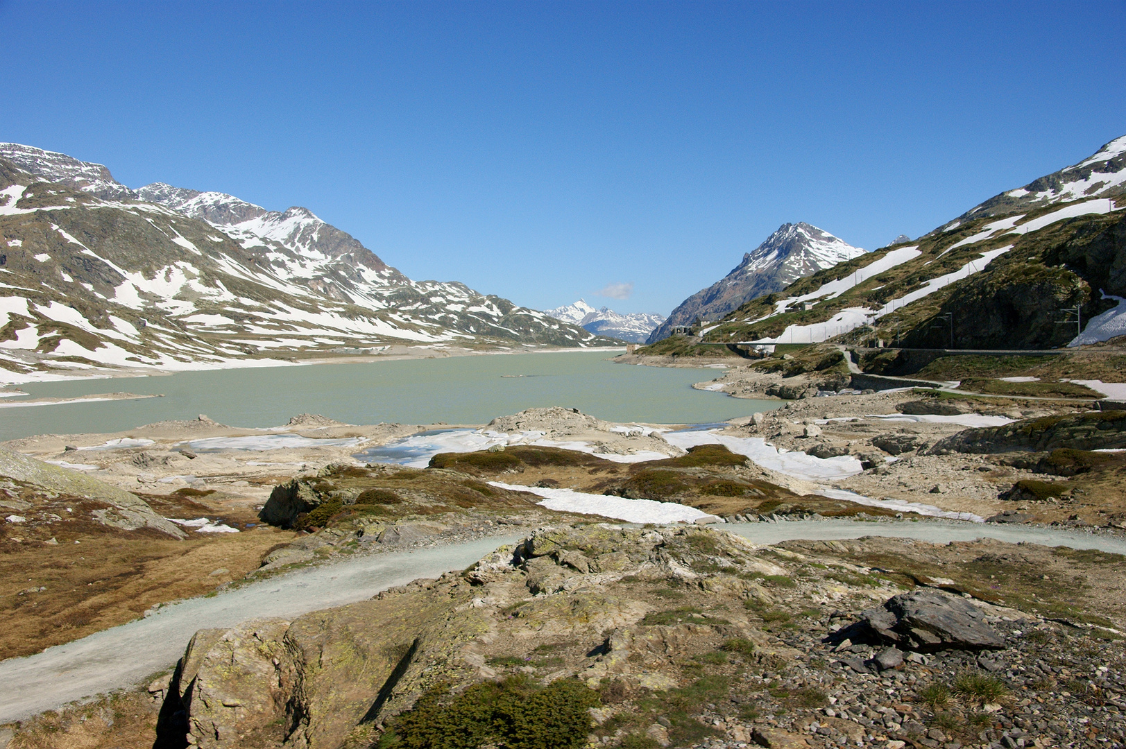 Blick aus dem Berninaexpress