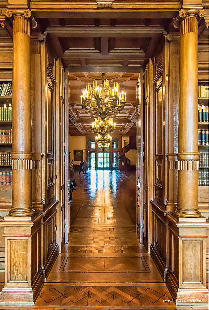 Blick aus dem Bücherzimmer