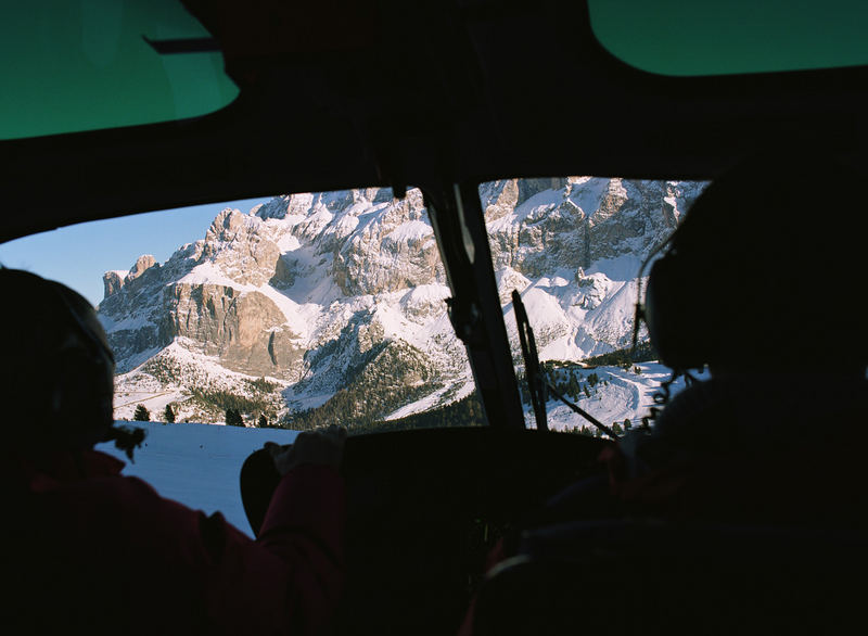 Blick aus dem Cockpit, im Tiefflug