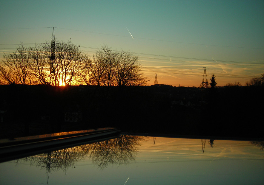 blick aus dem dachfenster