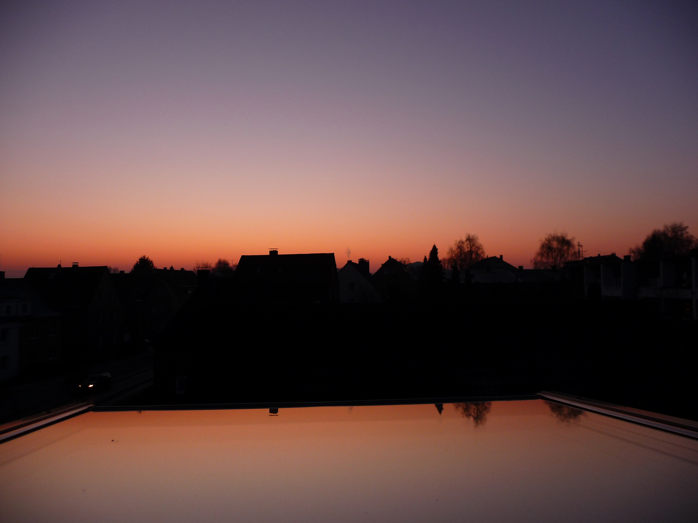 Blick aus dem Dachfenster