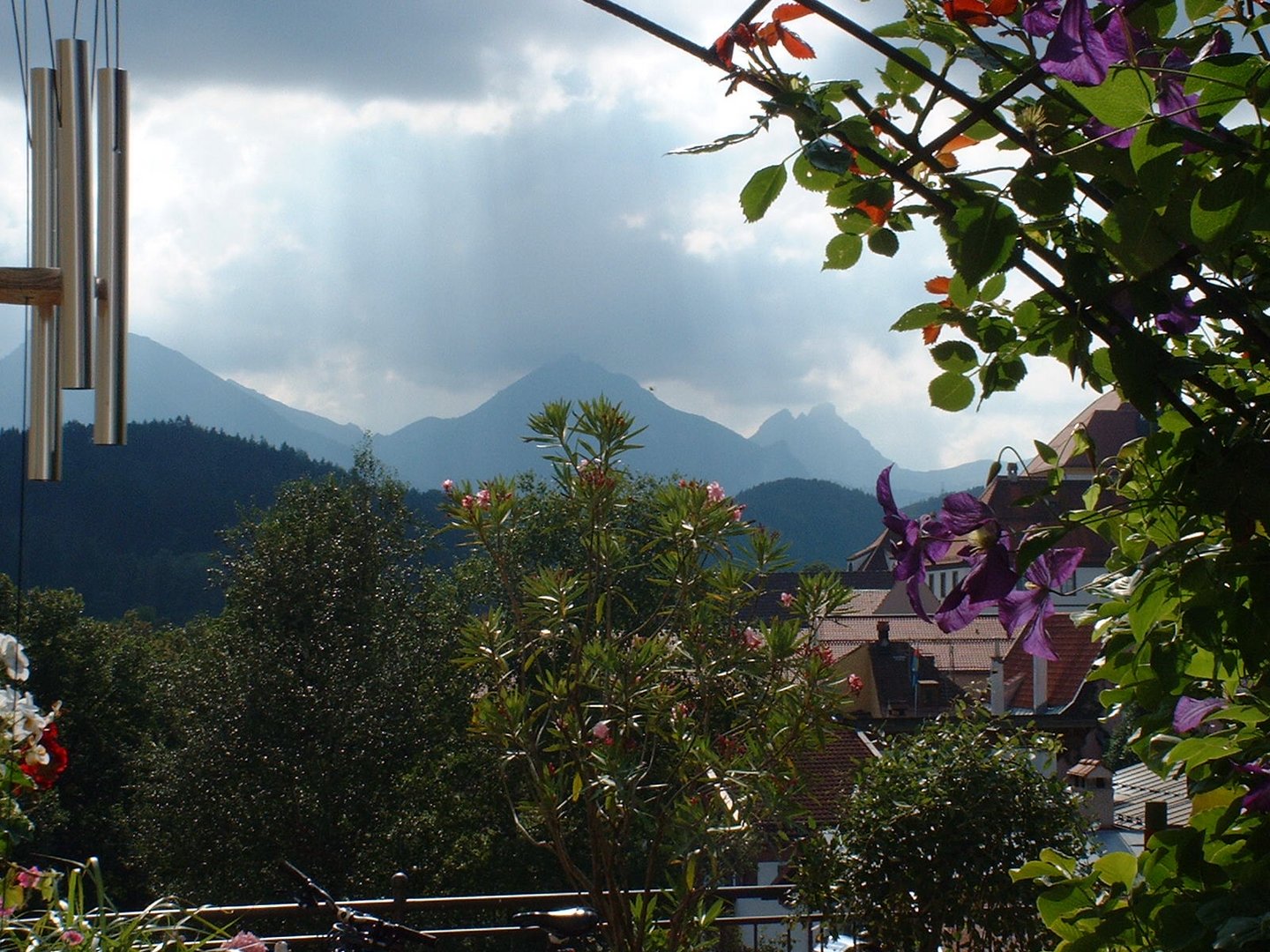 Blick aus dem Dachgarten