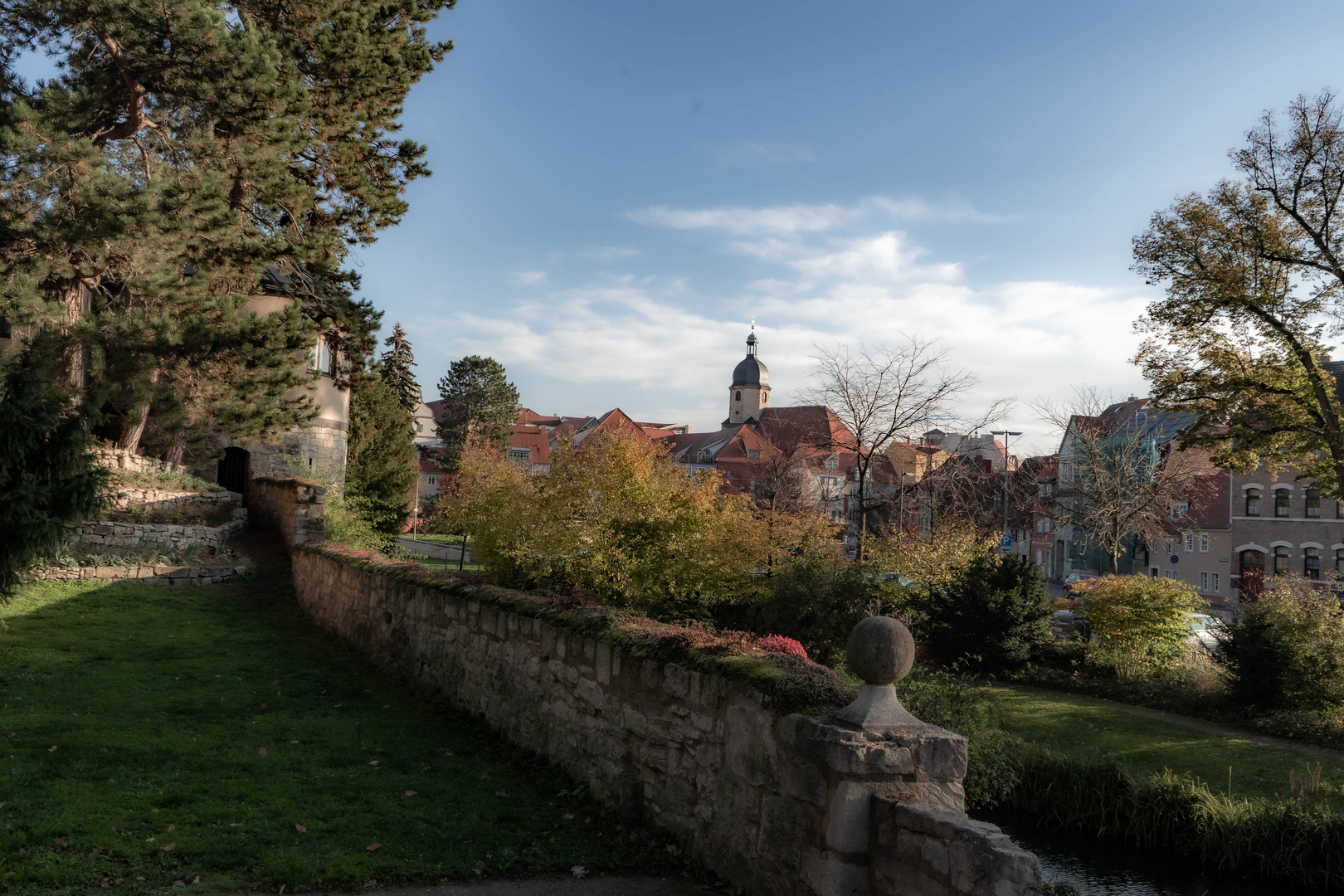 Blick aus dem Domgarten