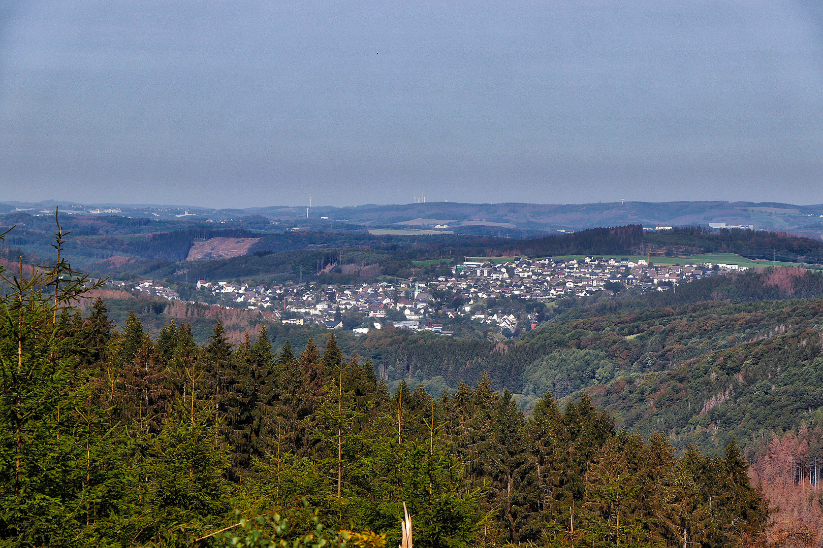 Blick aus dem Ebbegebirge