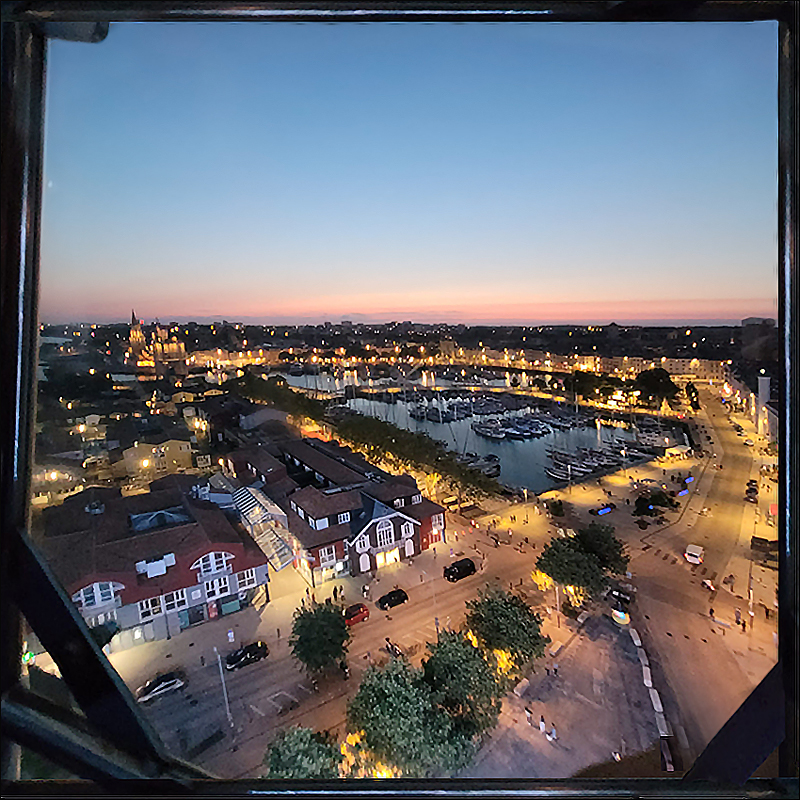 Blick aus dem fahrenden Riesenrad