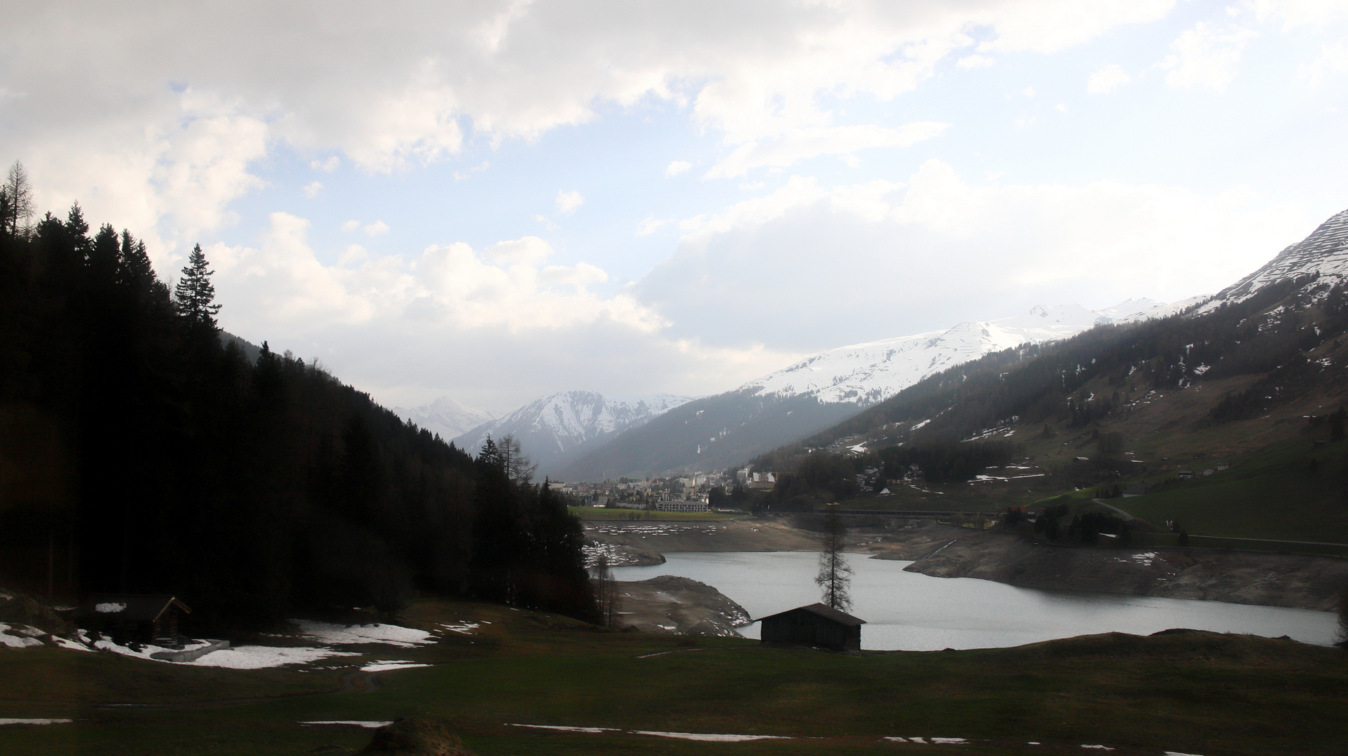 Blick aus dem fahrenden Zug....