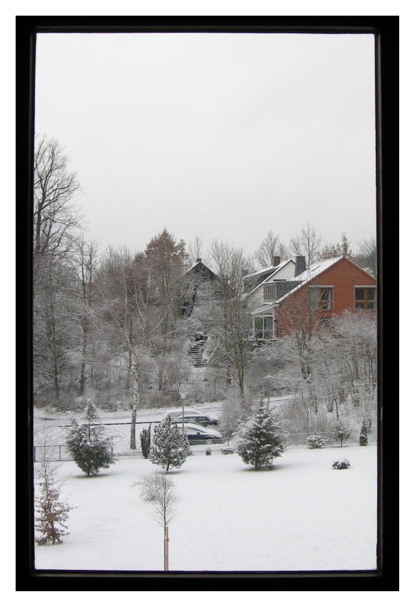 Blick aus dem Fenster