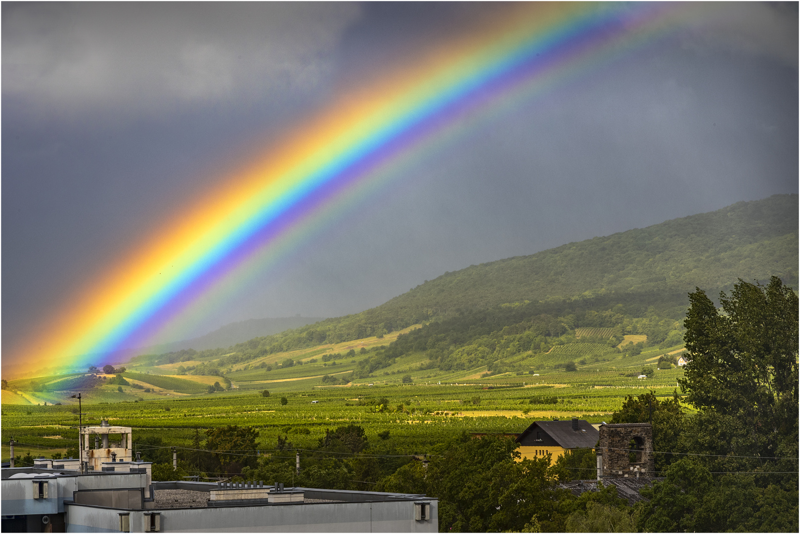 Blick aus dem Fenster