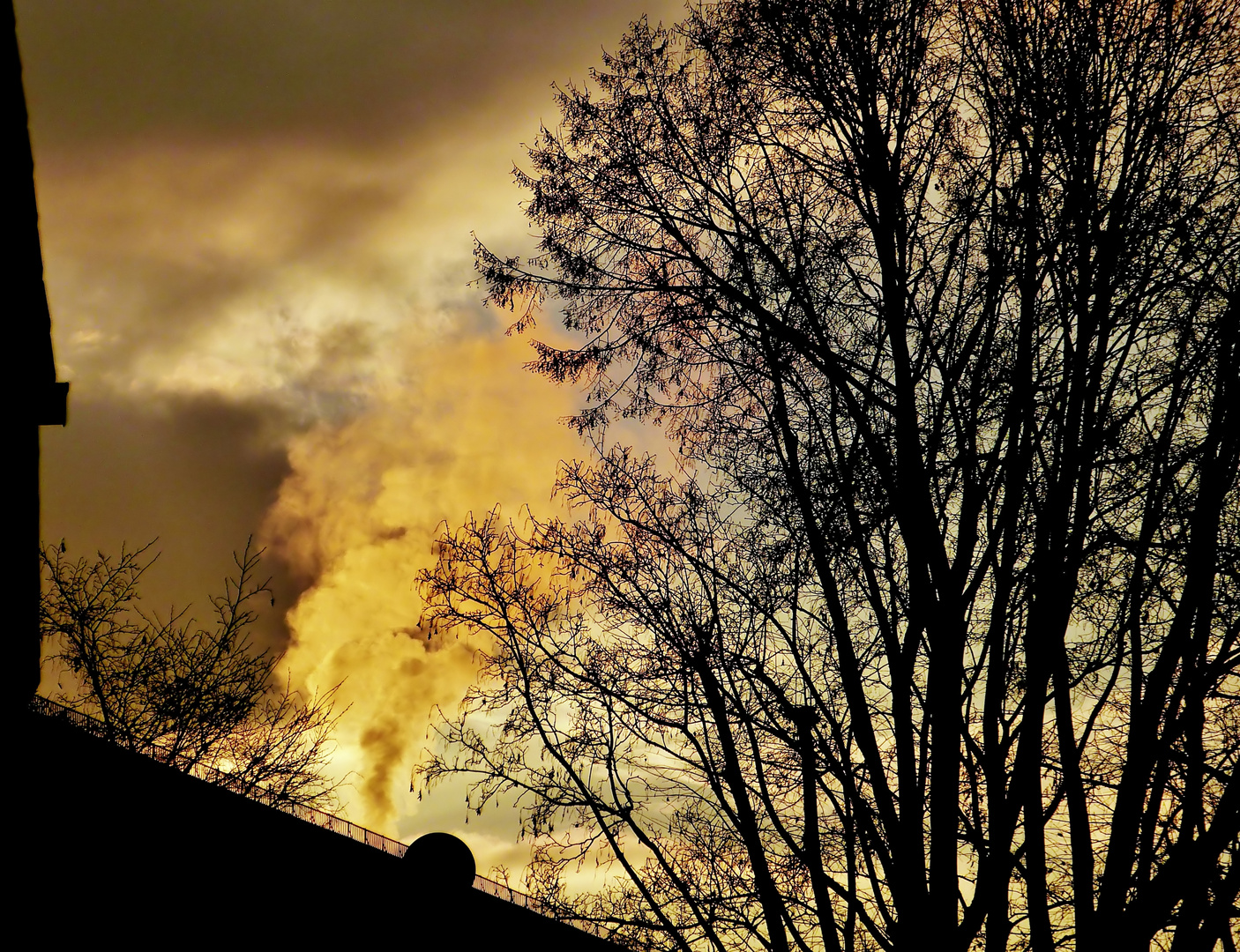 Blick aus dem Fenster