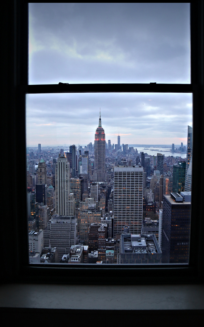 Blick aus dem Fenster