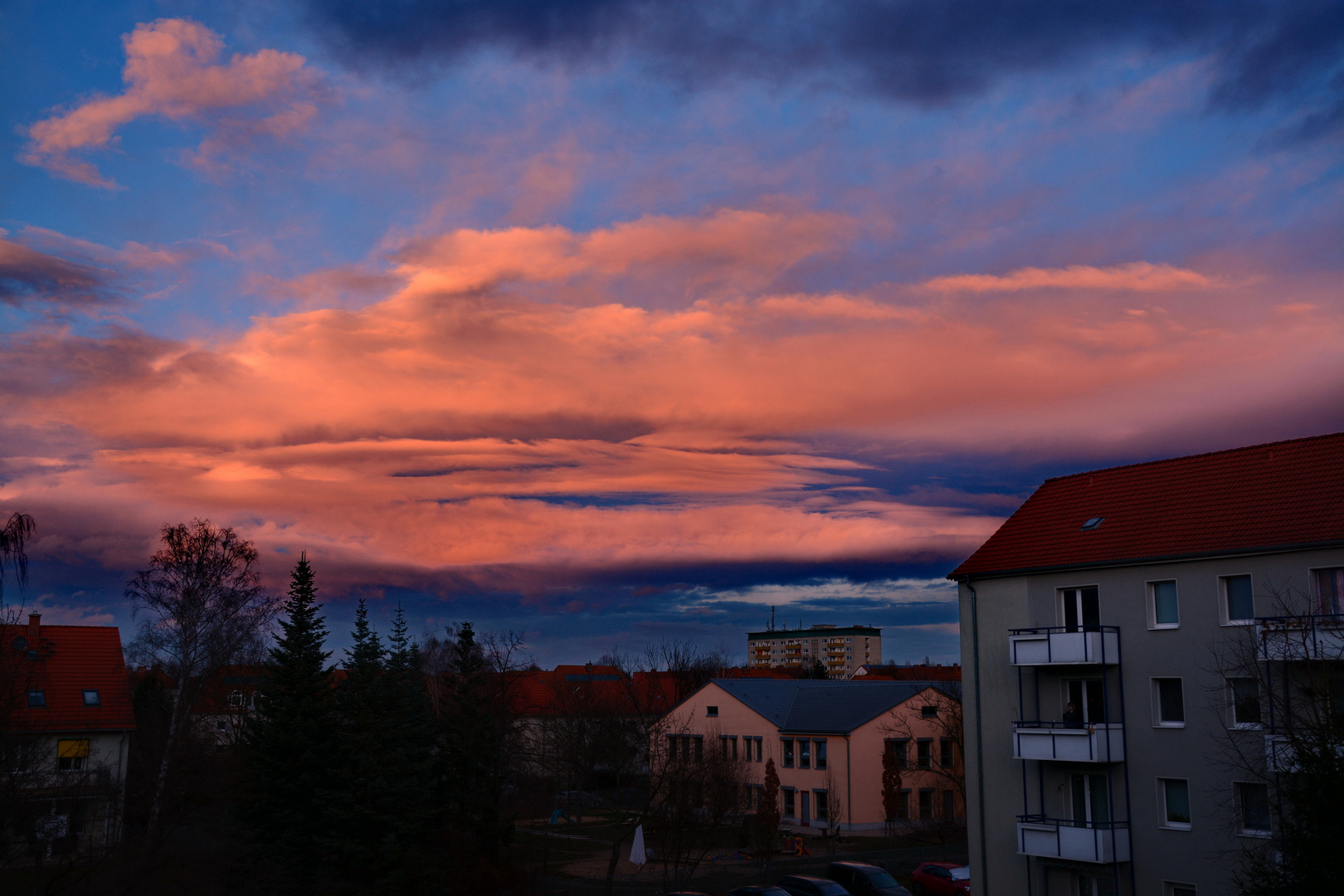 Blick aus dem Fenster