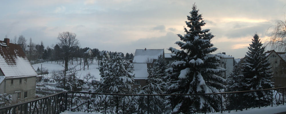 Blick aus dem Fenster