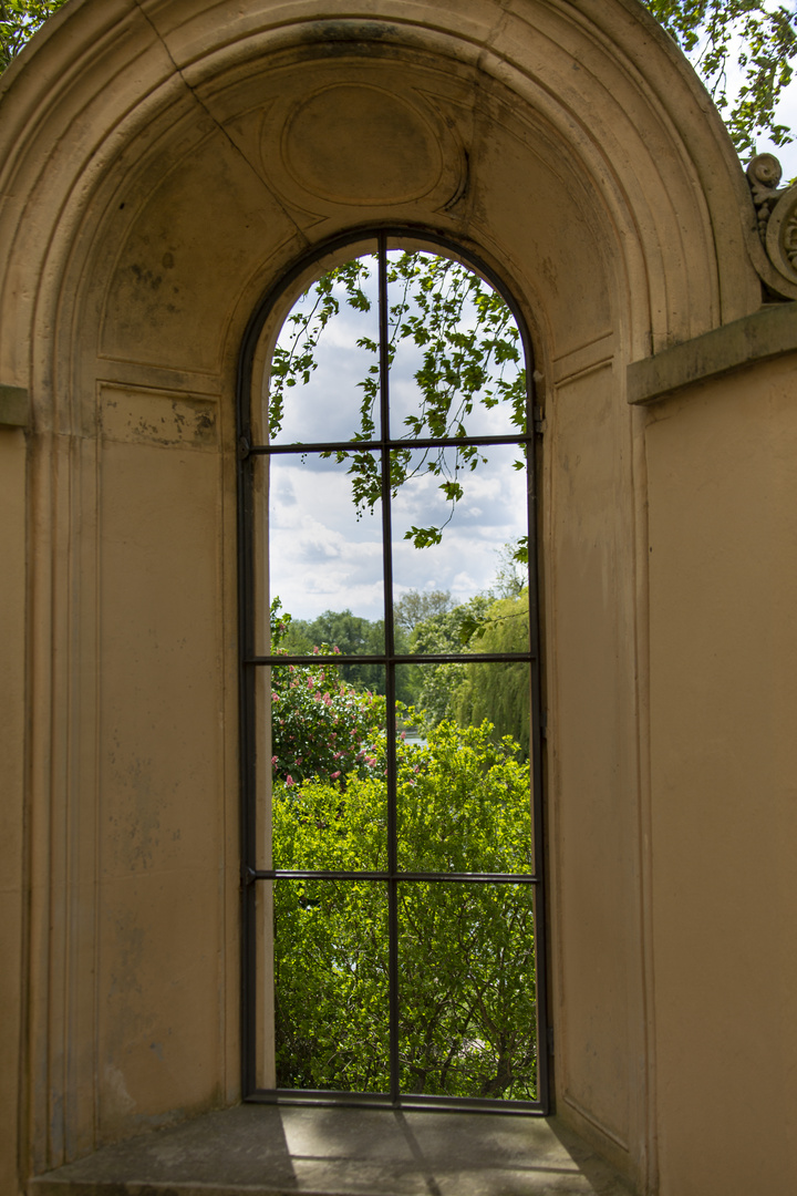 Blick aus dem Fenster