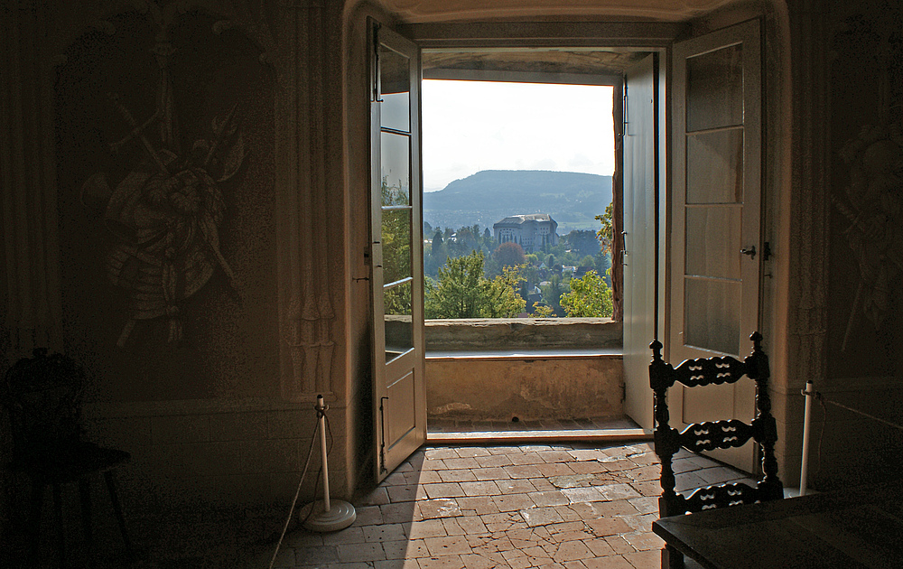 Blick aus dem Fenster