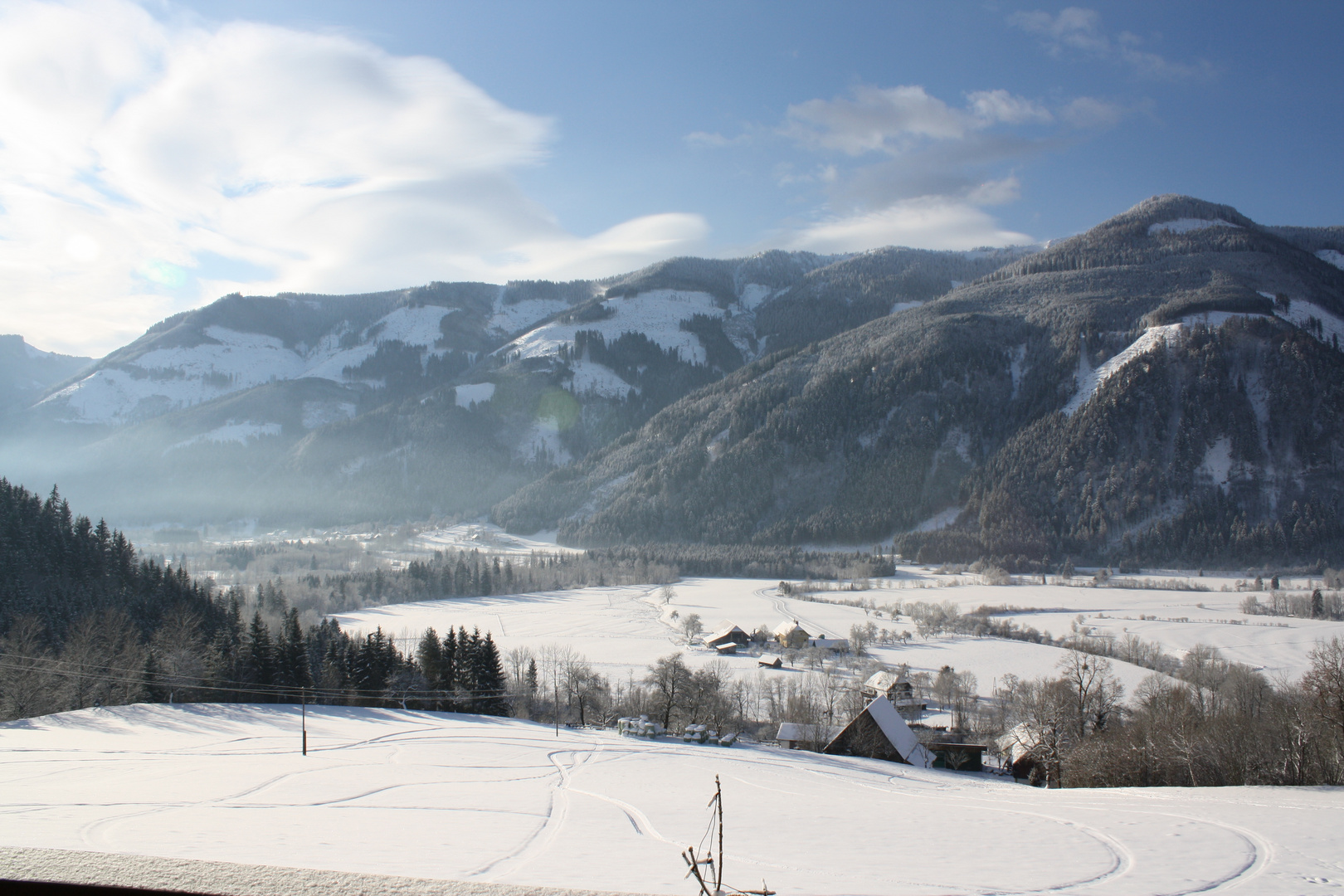 Blick aus dem Fenster