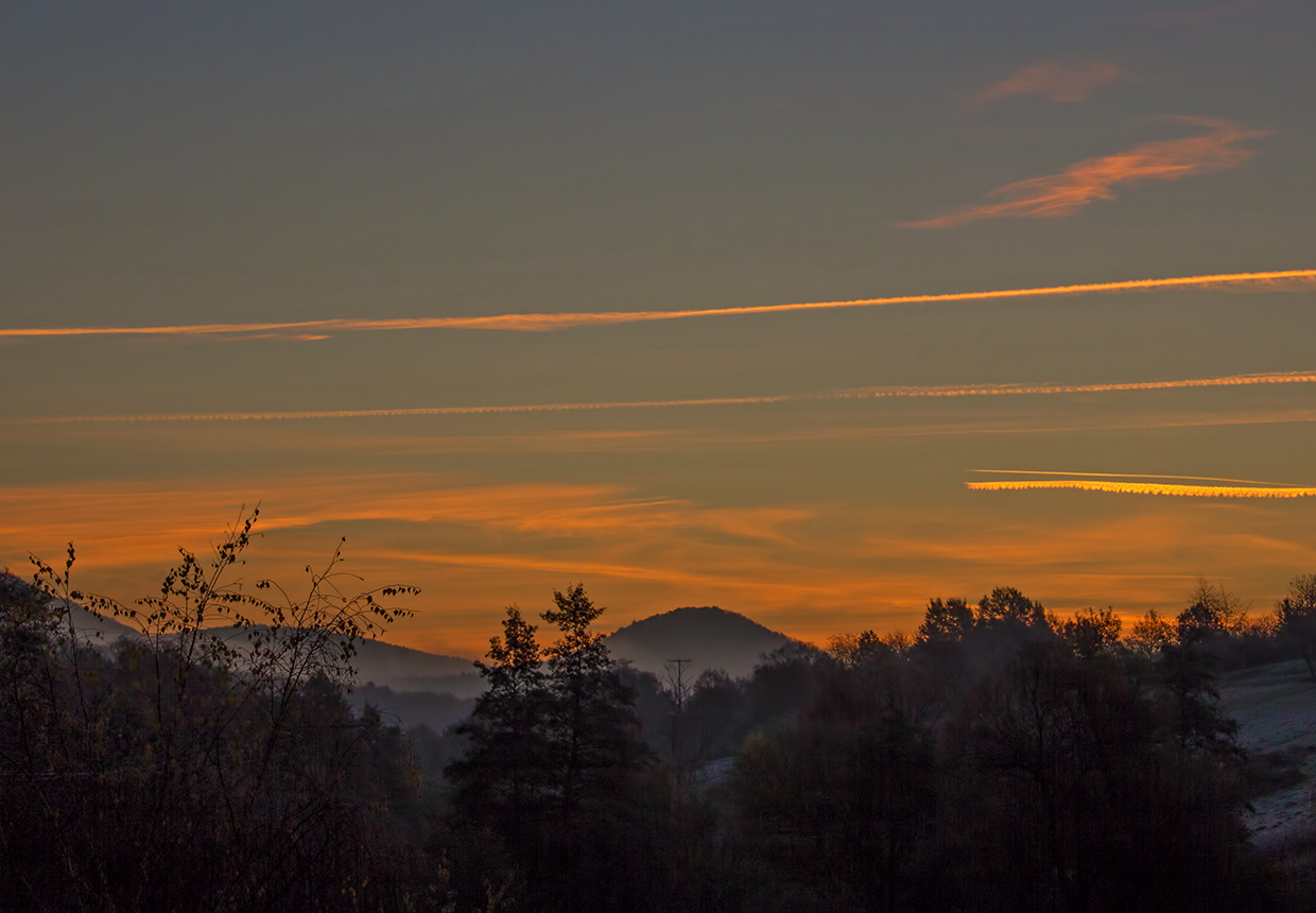 Blick aus dem Fenster ...