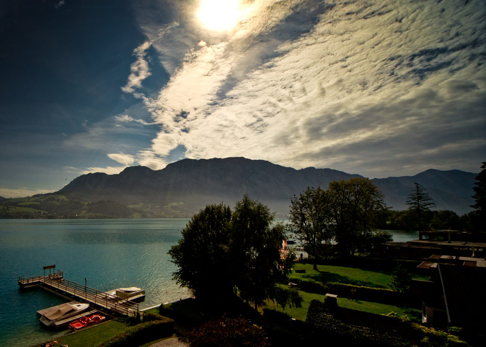 Blick aus dem Fenster