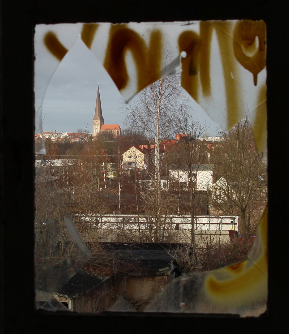 Blick aus dem Fenster